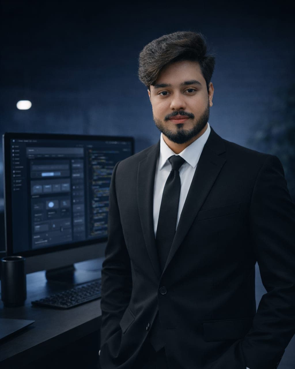 Muhyo Tech — professional portrait of Pir Ghulam Muhyo Din