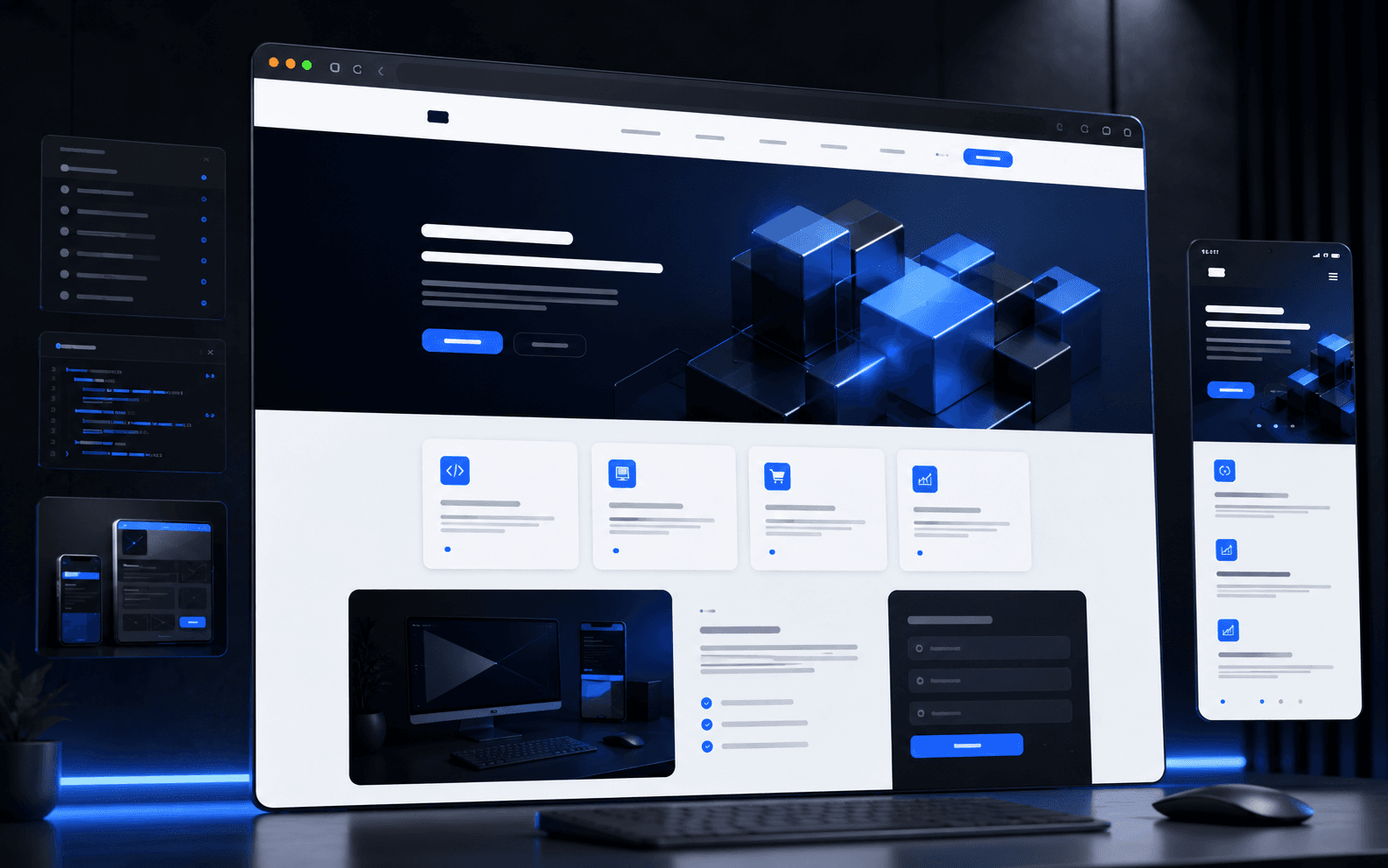 Muhyo Tech — Custom Website Development service visual